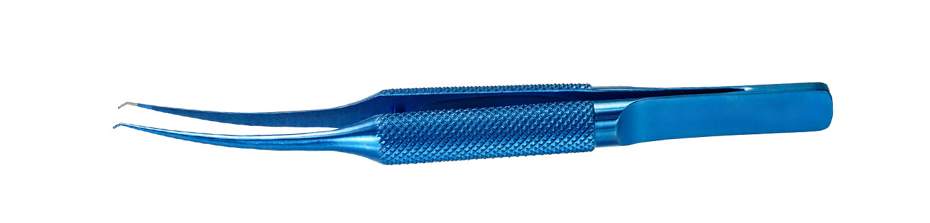 TMF213 ПИНЦЕТ РОГОВИЧНЫЙ ТИПА КОЛИБРИ ПО О’ГАВА,  ТИТАНОВЫЙ