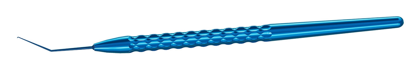 TME109 КРЮЧОК ПО СИНСКИ ДЛЯ РАДУЖКИ И ИОЛ, ИЗОГНУТЫЙ, ТИТАНОВЫЙ