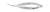 TMS105 НОЖНИЦЫ ПО ВАННАСУ, ОФТАЛЬМОЛОГИЧЕСКИЕ, ИЗОГНУТЫЕ ПО ПЛОСКОСТИ, СТАЛЬНЫЕ